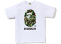 BAPE ABC Camo By Bathing Ape Tee White/Green Camo